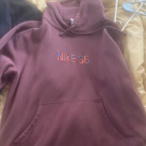 Nike SB Maroon Hoodie